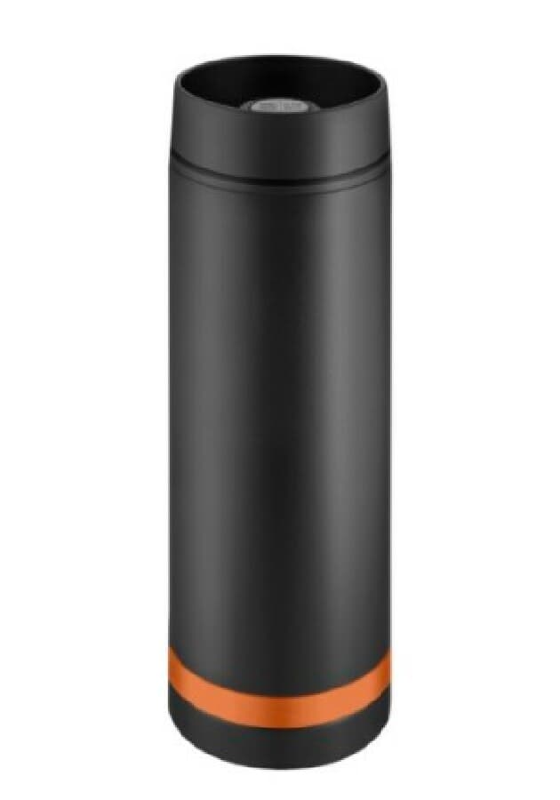 Metmaxx® Thermobecher
"Crema" 360° schwarz/Ring